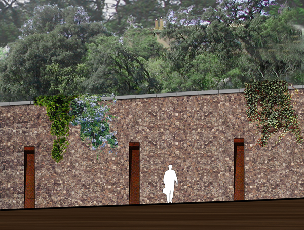 Atelier mosségimmig - Mur de soutènement, Gassin